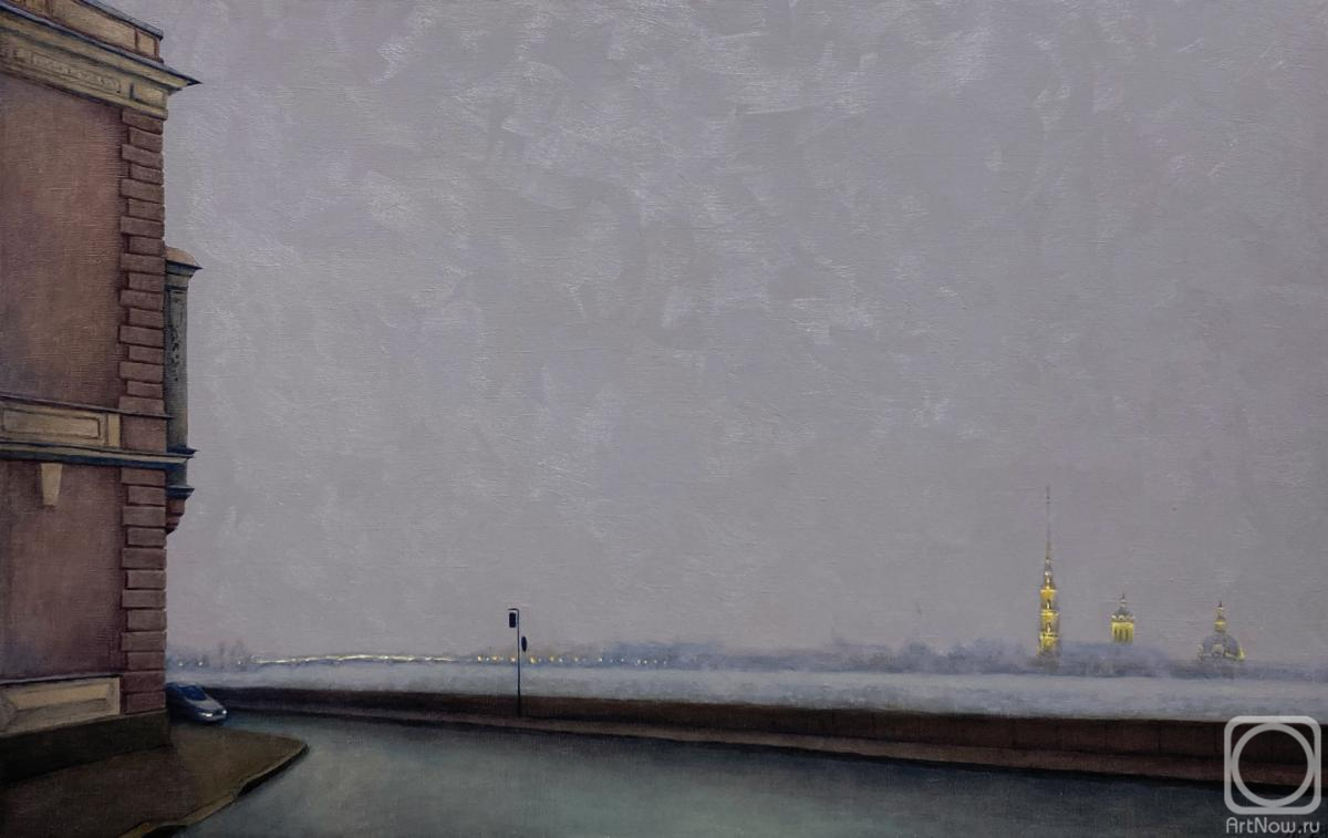 Monakhov Ruben. Fog Over the Neva