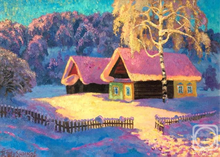 Shubnikov Pavel. Houses in the snow