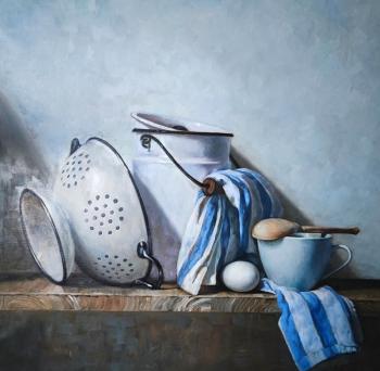Still life with cookware. Kolesnikov Nikolay