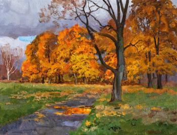 The maples are blazing. Panteleev Sergey