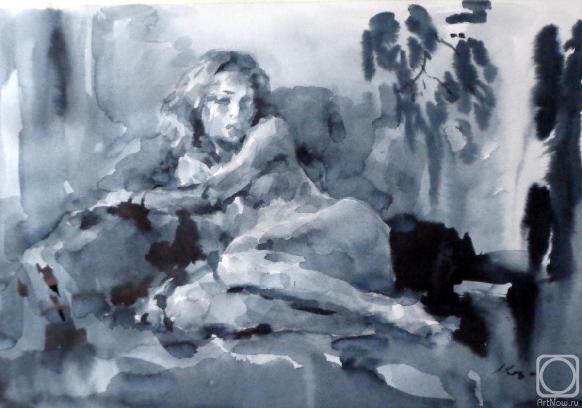 Rusanov Aleksandr. Model on the sofa
