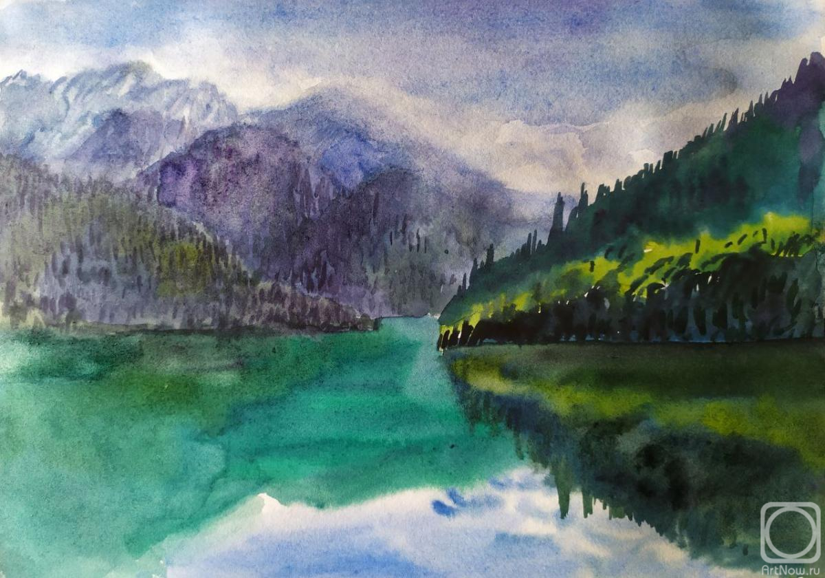 Sidch Mariya. Lake Ritsa