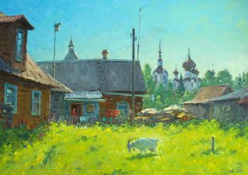 Solovetsky Yard. Summer (Summer Yard). Alexandrovsky Alexander