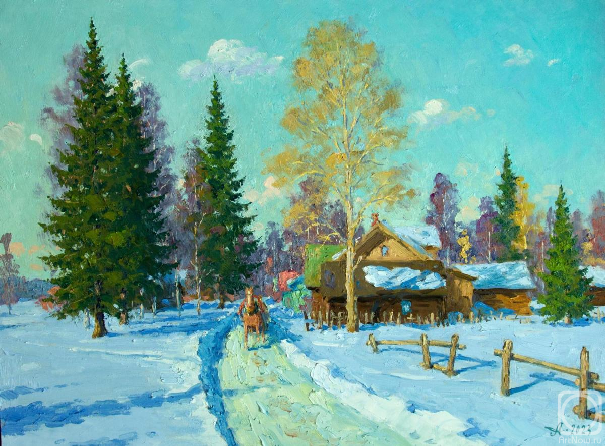 Alexandrovsky Alexander. Radolitsy. Winter Road