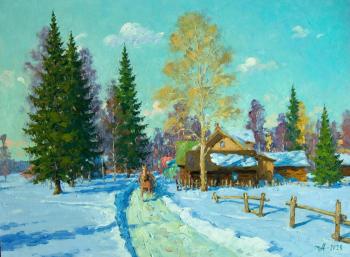 Radolitsy. Winter Road. Alexandrovsky Alexander