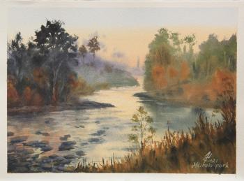 Mtirala Park in autumn. Sedyh Natalya