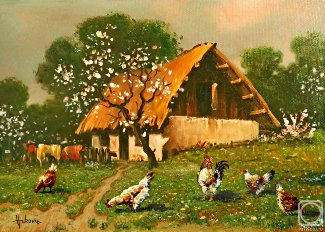 Vukovic Dusan. A spring day on the outskirts