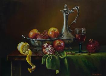 "Still life with fruits " (An Interior Of Kitchen). Kuprashvili Hariton