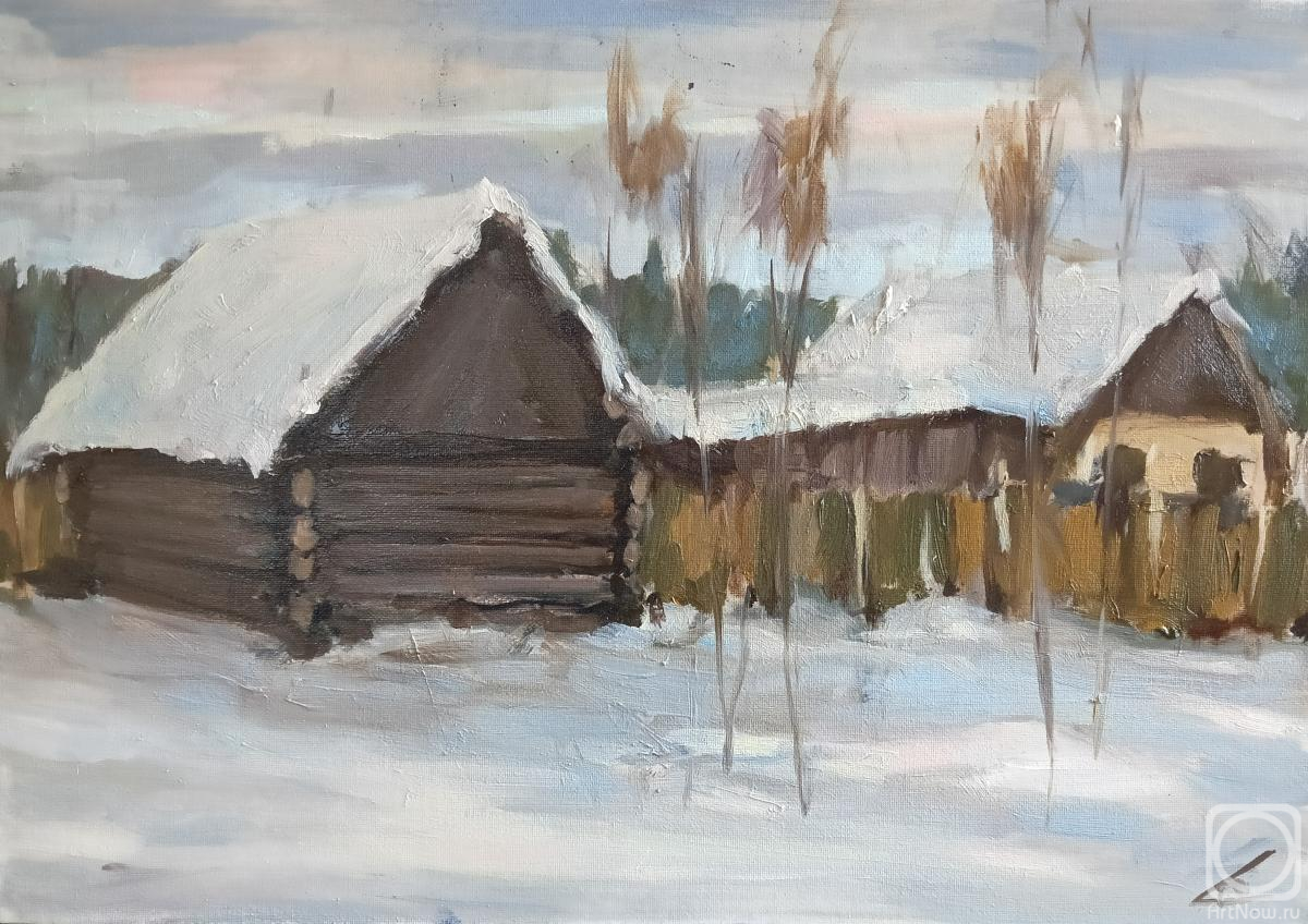 Basistov Sergey. Winter in the village