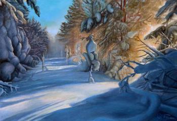 Snow patterns (Patterns In Painting). Gaponov Sergey