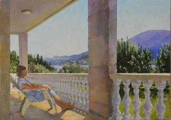 On the terrace. Montenegro. Zmitrovich Gennady