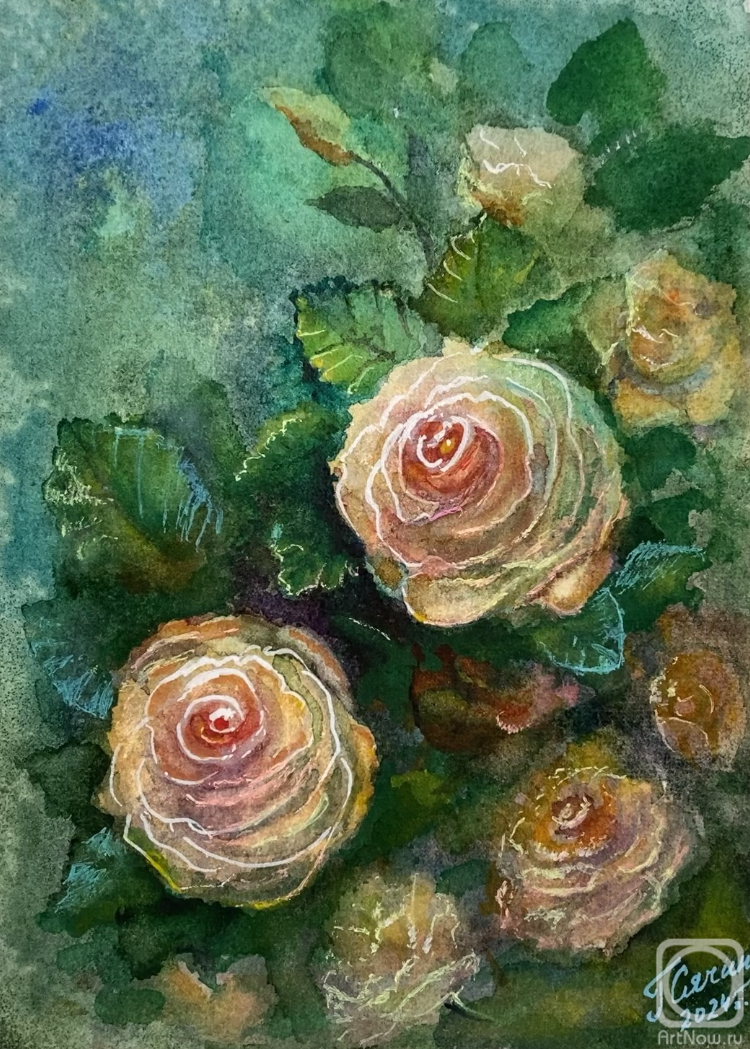 Syachina Galina. Retro roses