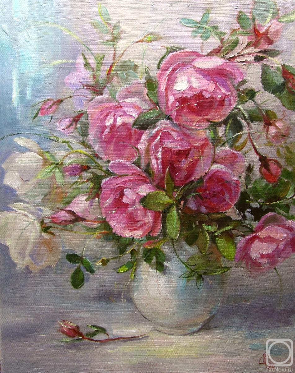 Schavleva Svetlana. Bouquet in a white vase