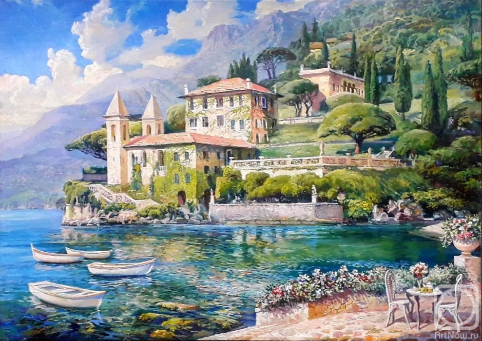 Bespalov Igor. Villa Balbianello on Lake Como in Italy