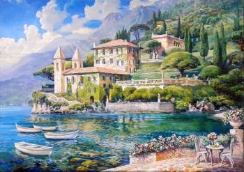 Villa Balbianello on Lake Como in Italy. Bespalov Igor