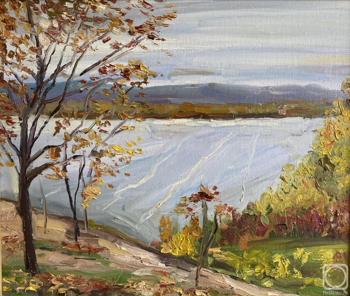 Bogdanova Mariya. October. View of the Volga