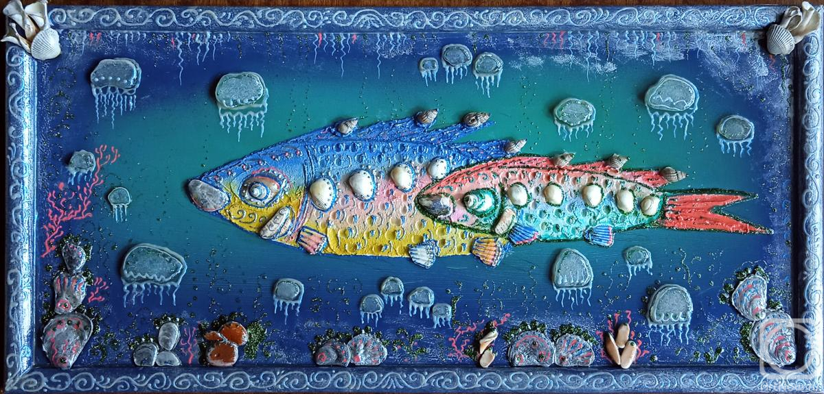 Razumova Lidia. Two fish and jellyfish