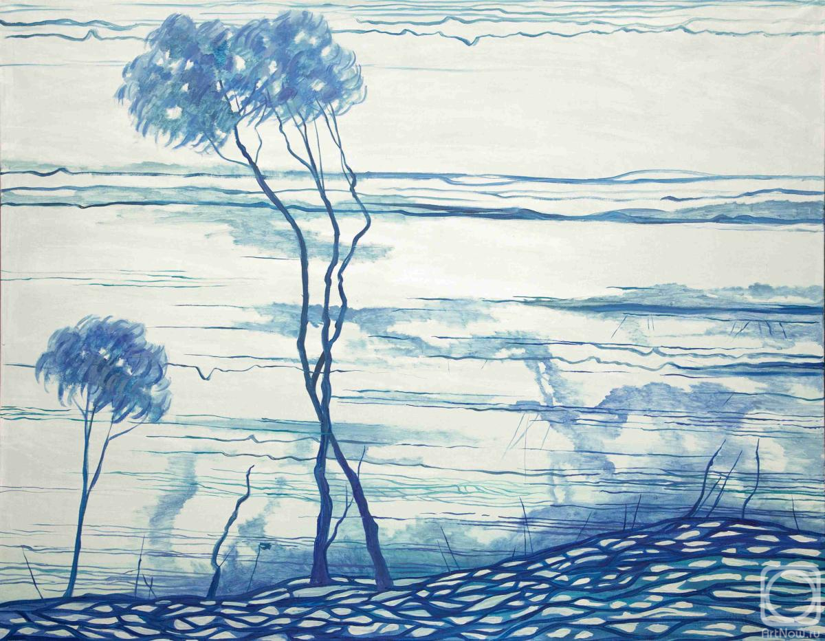 Nomokonova Olga. Blue Landscape