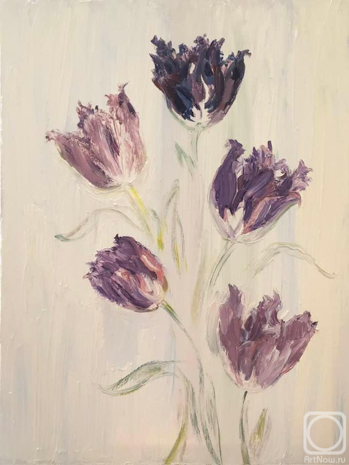 Sechko Xenia. Purple tulips