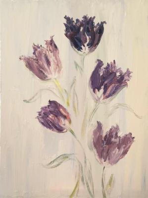 Purple tulips. Sechko Xenia