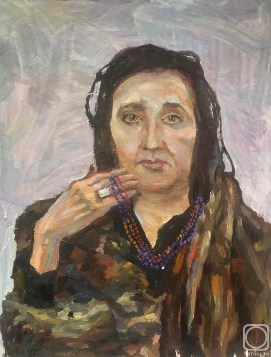 Sineva Svetlana. Self-portrait with beads