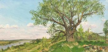 Tree on the hill. Konstantinovo. Cheglyakov Andrey