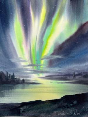 Northern lights #43 (Northern Nature). Gorbacheva Evgeniya