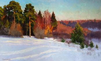 Winter Crimson (Pleinair). Panteleev Sergey