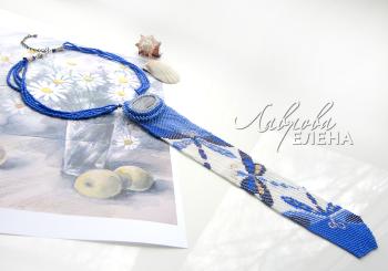 Necklace tie Forest Lake (Decoration). Lavrova Elena