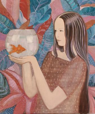 Goldfish (Fish Painting). Golubtsova Nadezhda