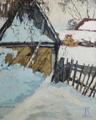 Old Yard (Winter Yard). Golovchenko Alexey