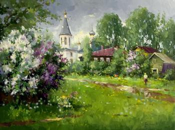 "Lilac Blooms - Spring" (Lilac In Painting). Bilyaev Roman