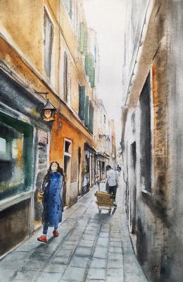 Street in Venice (). Zozoulia Maria