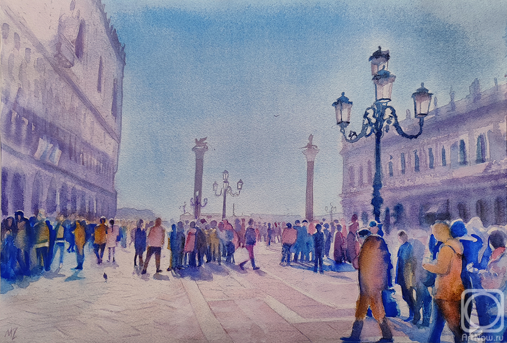 Zozoulia Maria. Doge's Palace and St. Mark's Square