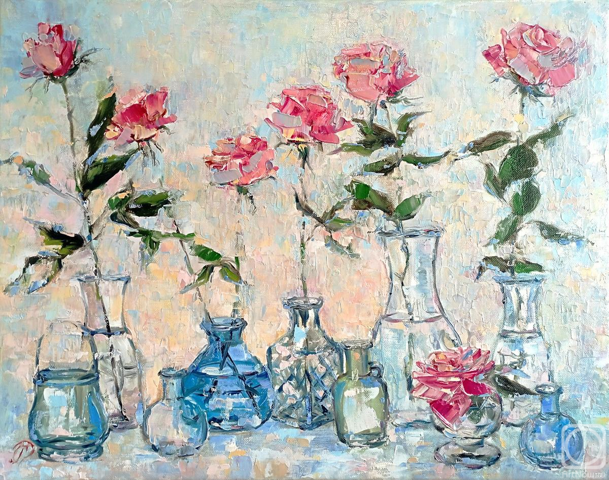 Rodionova Svetlana. Still life with roses