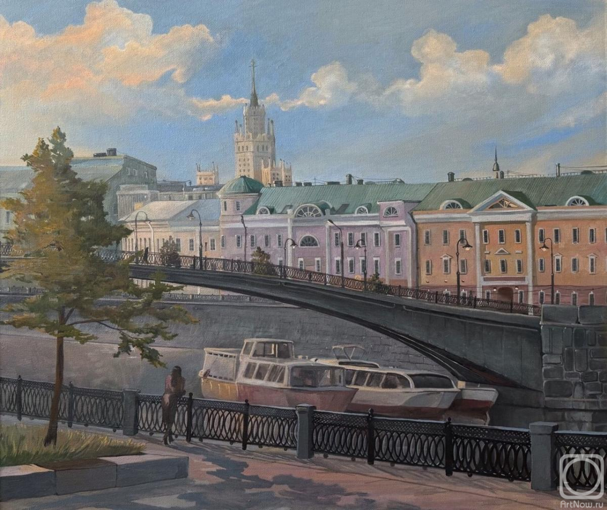 Lunina Mariya. Moscow. View of the Yauza river