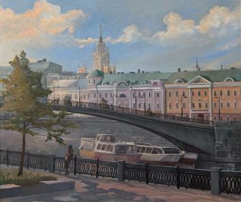 Moscow. View of the Yauza river