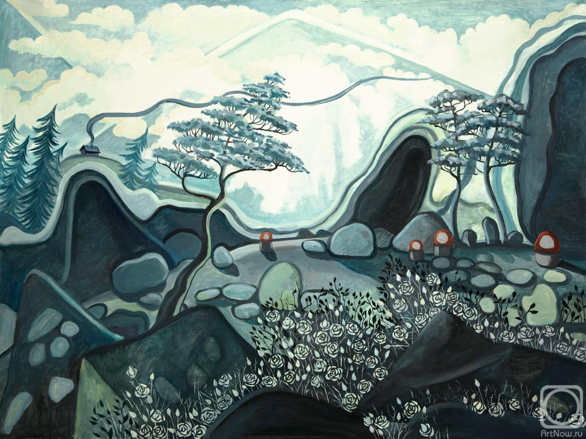 Nomokonova Olga. Landscape of the mountain