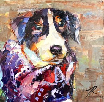 Jack Russell Terrier. Tricolor (Portrait Of A Dog). Rodries Jose