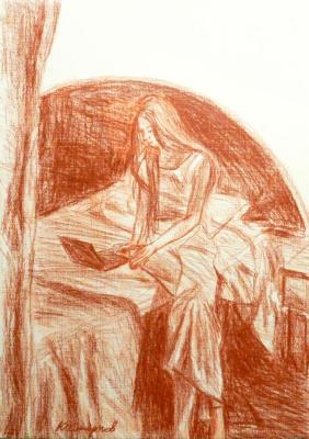 Alena at the notebook (). Smirnov Yuriy