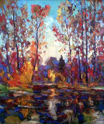 Autumn motif (Bright Landscape). Knecht Aleksander
