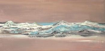       (Mountain Landscape Oil Painting).  