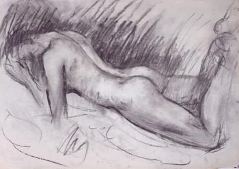 Nude (Woman From The Back). Tsepalkina Aleksandra