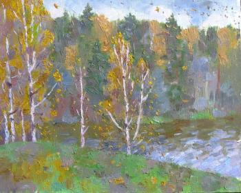 Autumn on the Msta River. Tsepalkina Aleksandra