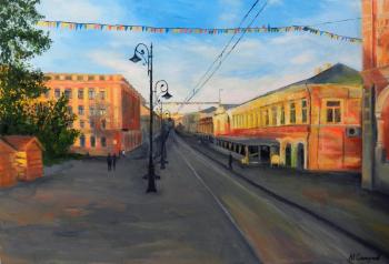 Evening on Rozhdestvenskaya street. Smirnov Yuriy