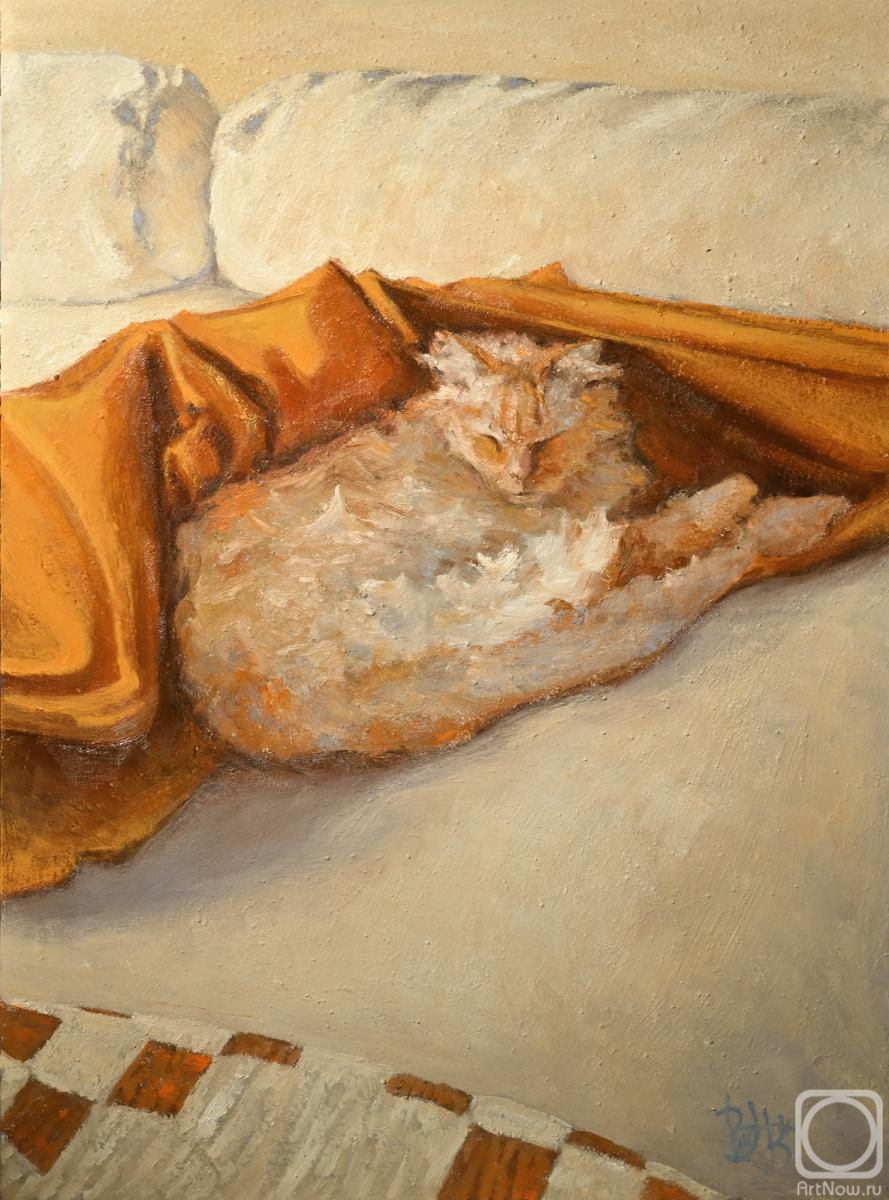 Nazarenko Valentin. Painting with a cat