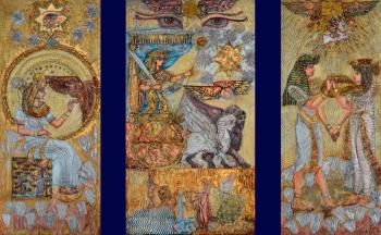 Arcana of the Tarot (triptych)