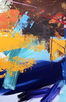Juicy and bright abstraction (Painting For An Office). Skromova Marina