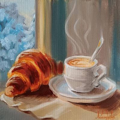One winter morning (Croissant Painting). Belyakova Yuliya