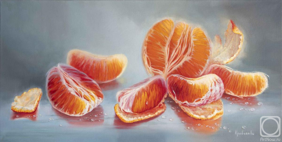 Kravchenko Yuliya. Still life with red oranges